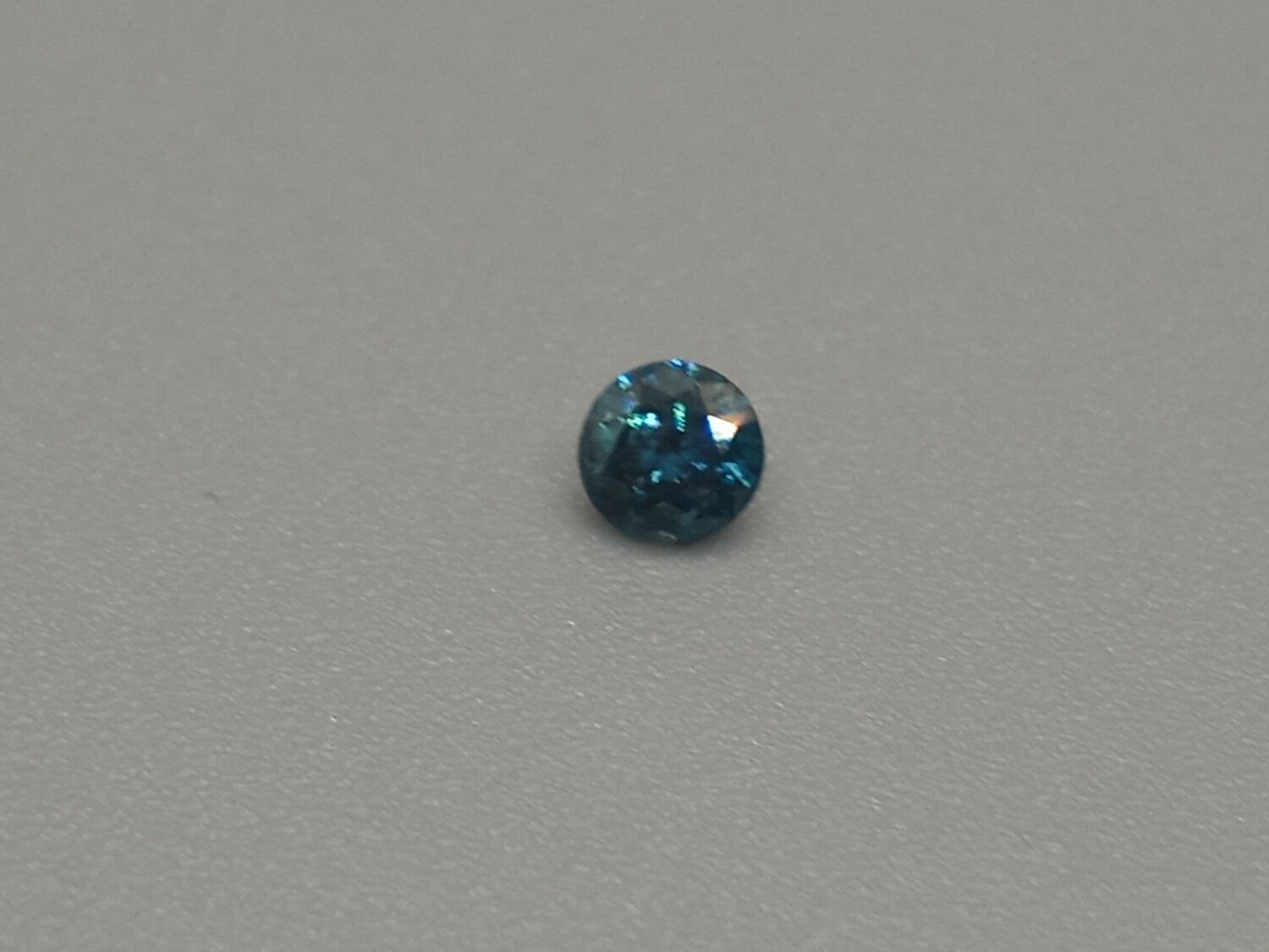 Blue Diamond Round .15 CTS