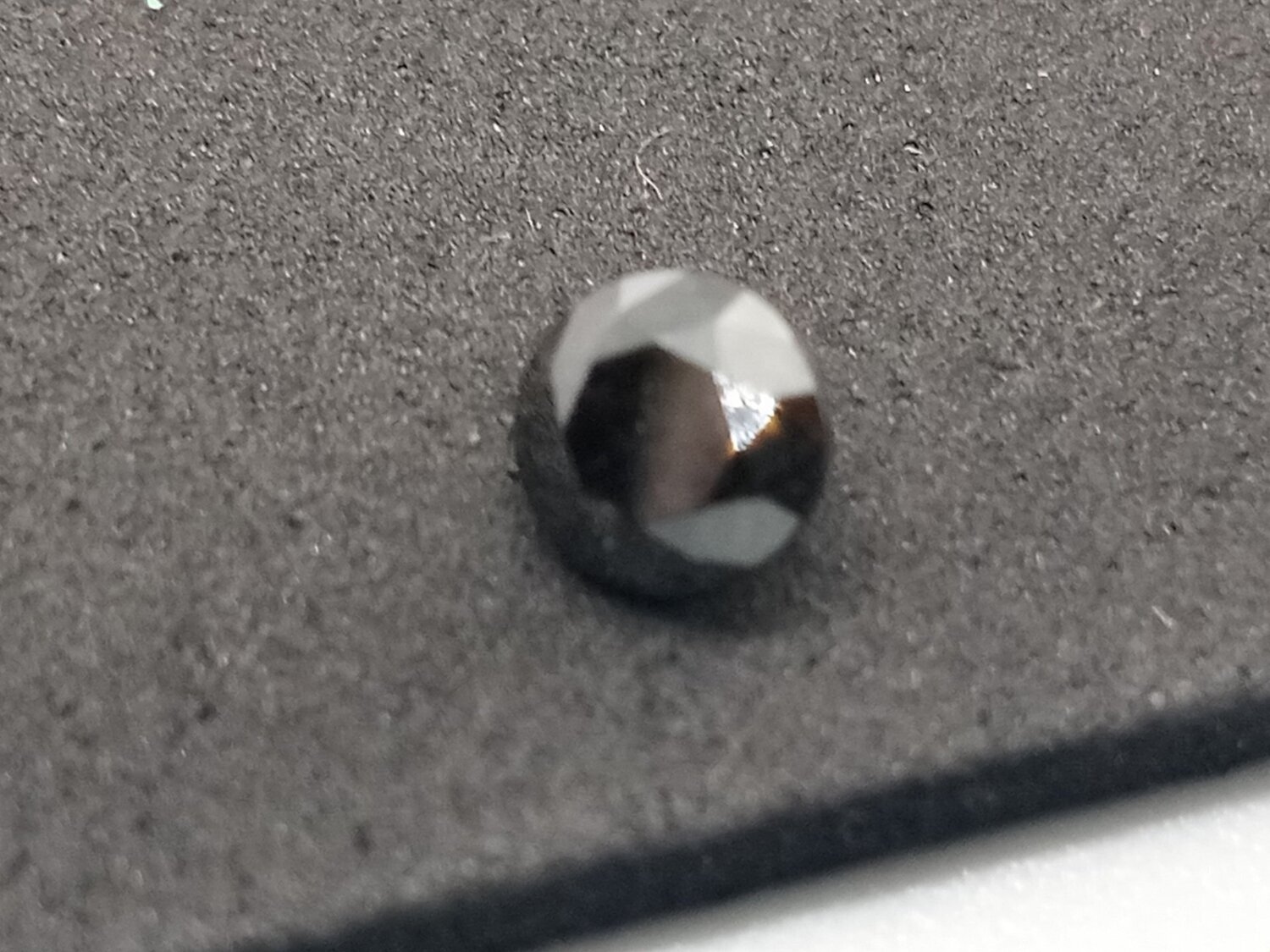 Natural Black Diamond, Round Cut, 0.70 CTS