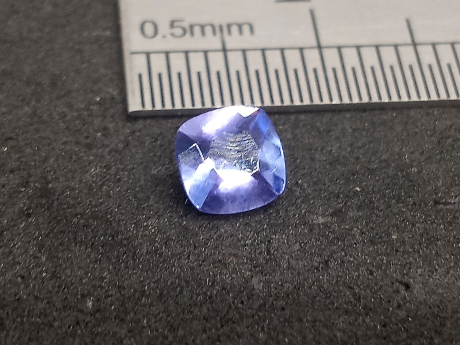 Tanzanite, Cushion Cut, Loose 0.45 CTS