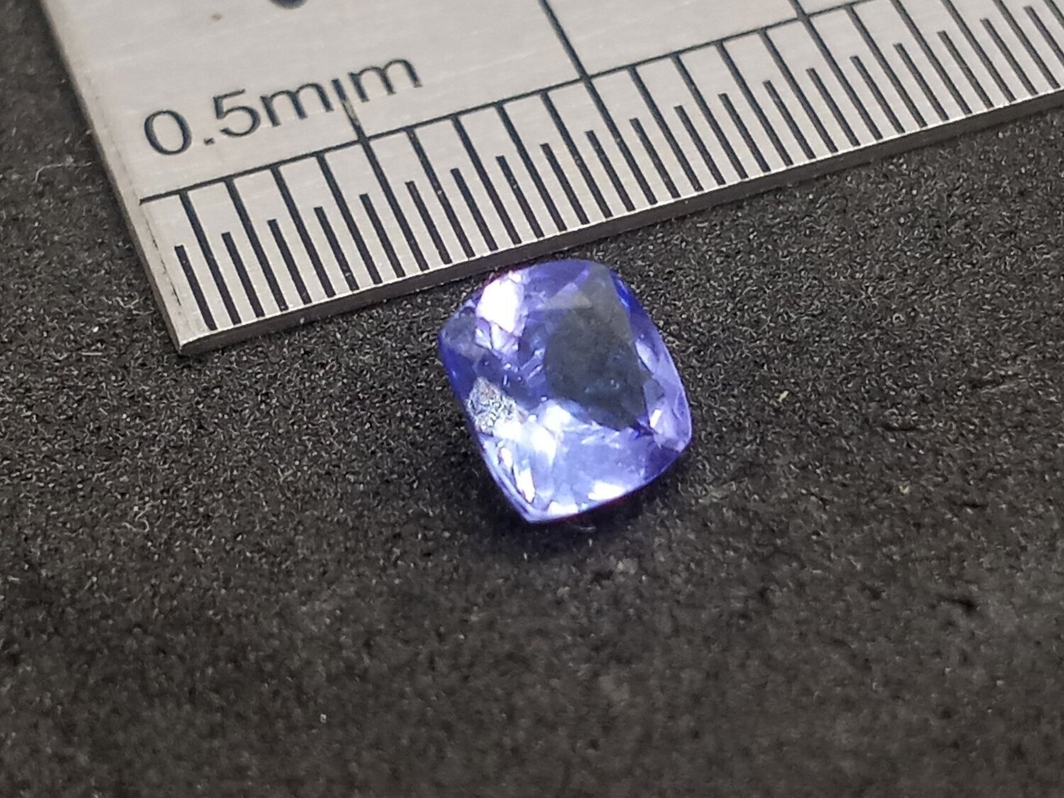 Tanzanite, Cushion Cut, Loose 0.60 CTS