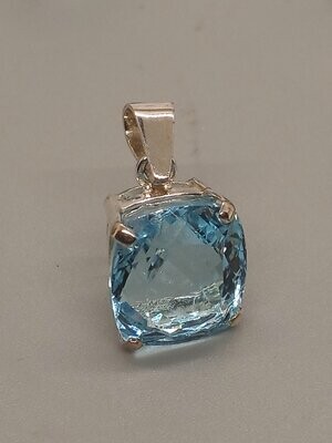Blue Topaz, Elongated Cushion Stone,16.25ct, 3.25g