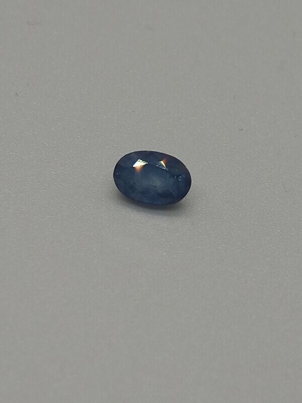 BLUE SAPPHIRE, OVAL CUT,  0.75 CTS