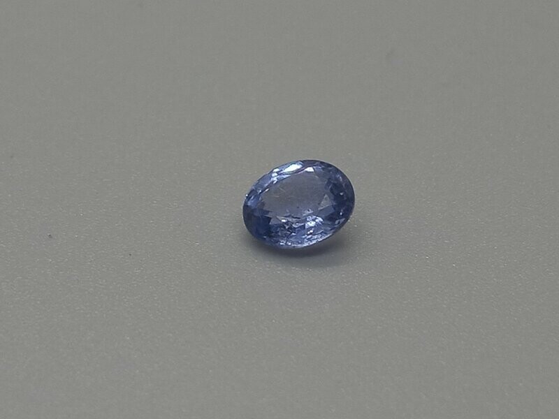 BLUE SAPPHIRE, OVAL CUT,  0.85 CTS