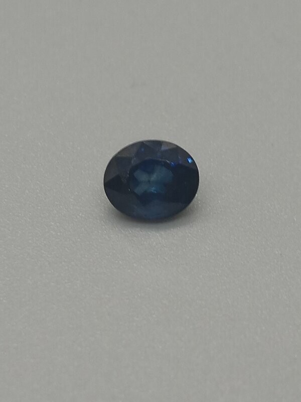 BLUE SAPPHIRE, OVAL CUT,  0.80 CTS