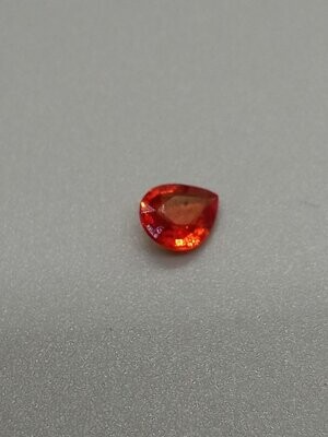 AFRICAN RUBY PEAR CUT .30 CTS