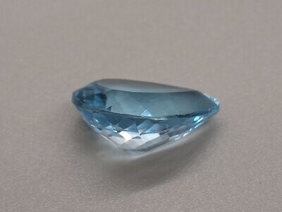 Blue Topaz, Pear Stone, 9.10cts, Loose