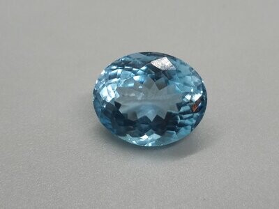Blue Topaz, Round Stone, 14.40cts, Loose