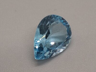 Blue Topaz, Pear Stone, 9.30cts, Loose