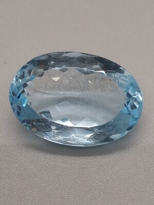 Blue Topaz, Oval Stone, 19.95cts Loose Blue Topaz, Oval Stone, 19.95cts Loose