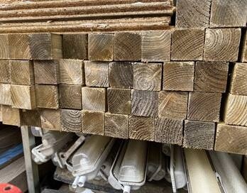 3 x 3" Timber Post Reclaimed