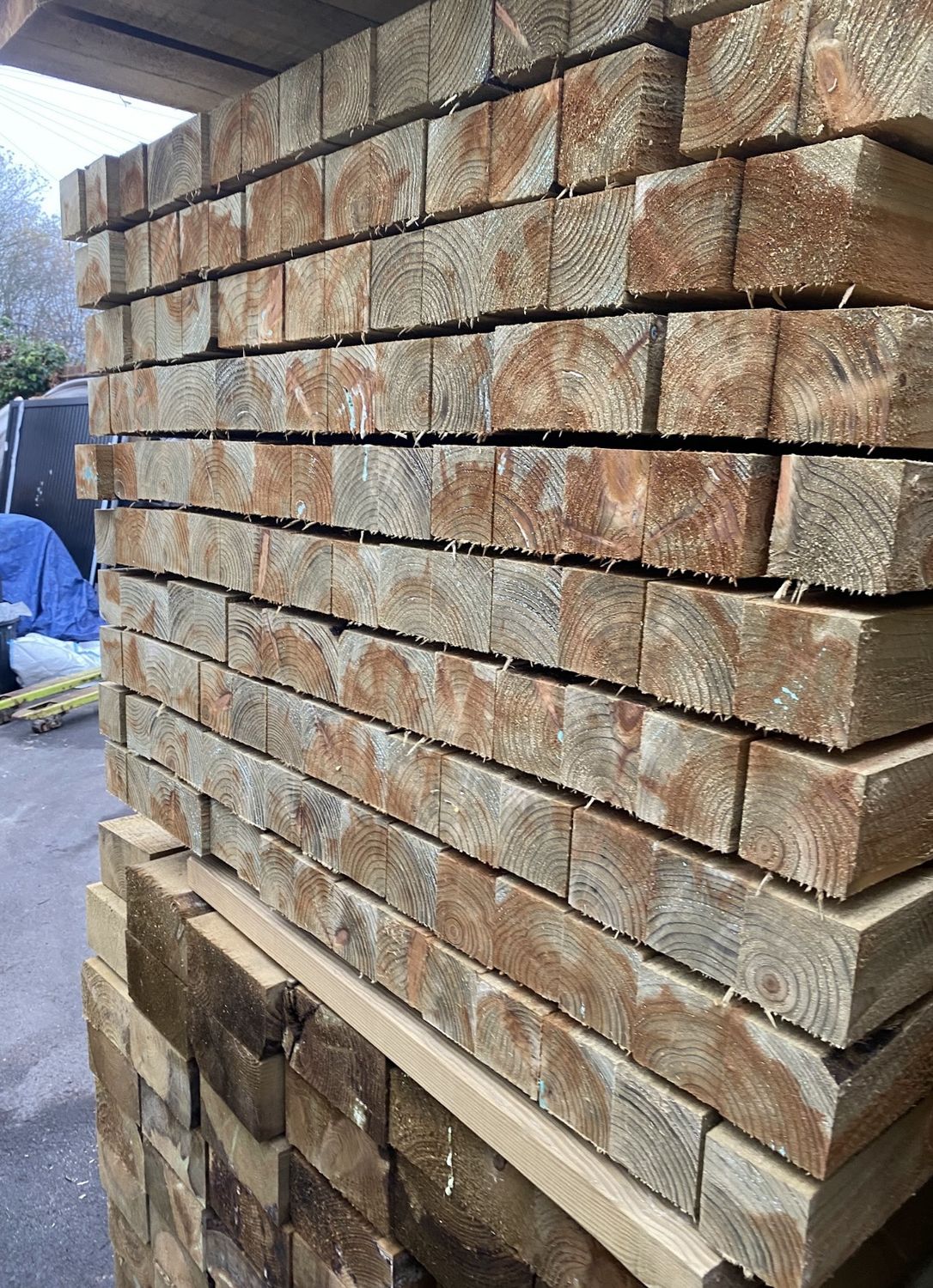 3 x 3 (75 x 75mm) Treated Timber Post 2.4m