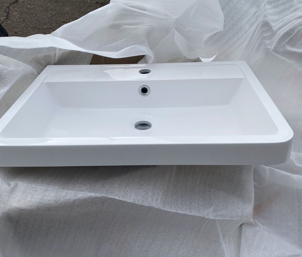 Bathroom Sink White 601 x 424mm