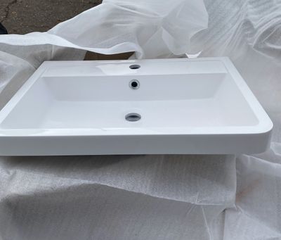 Bathroom Sink White 601 x 424mm