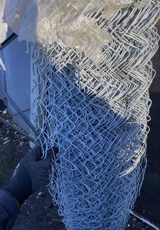Galvanised Chain Link Inc Line Wire Fencing 1.8mt x 50 x 2.50mm 25mt Roll