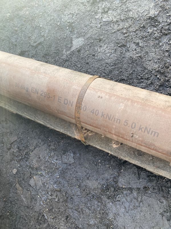 Supersleve SP2 Clay Pipe - 1750 x 150mm
