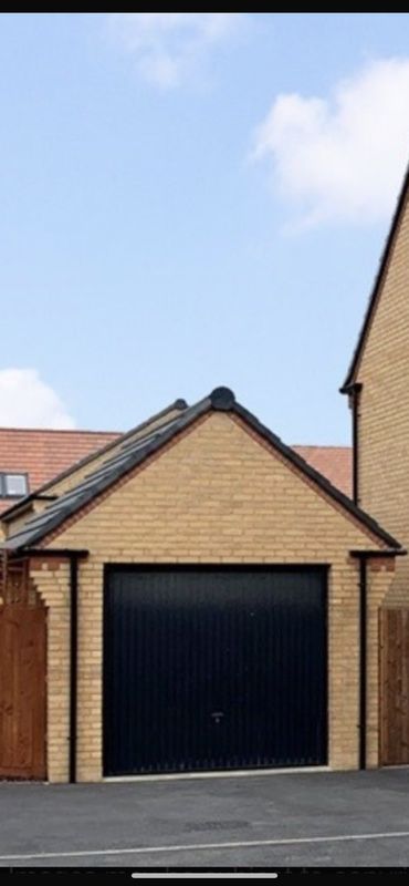 Black Garage Door Up and Over 2286 x 2200mm