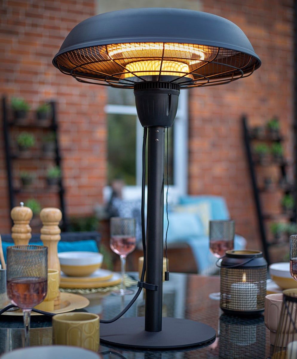 Black Industrial Table Top Electric Heater