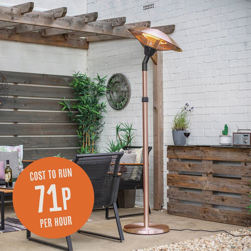 Copper Adjustable Standing Heater
