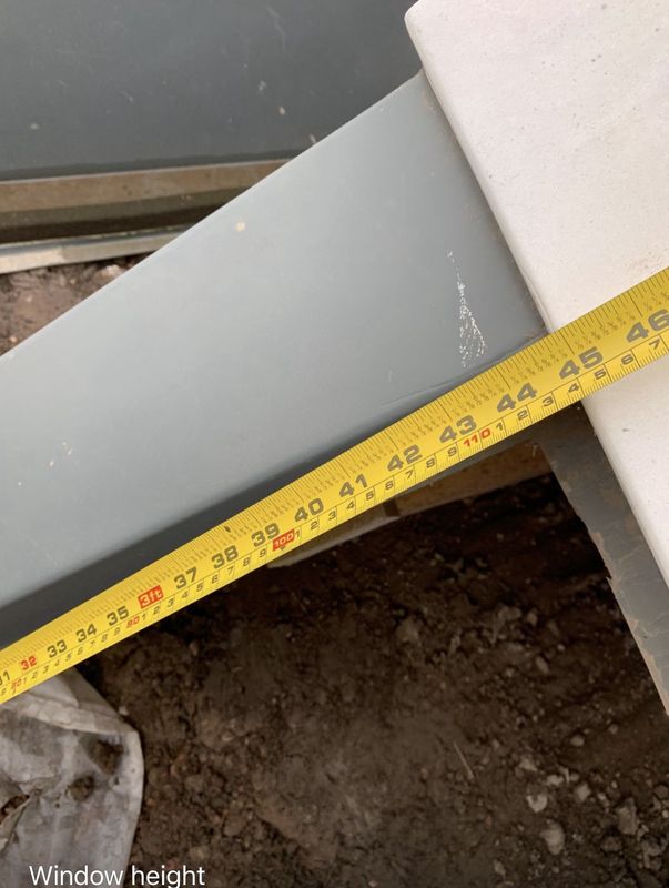 Grey Roof Dormer 206cm (127 x 114cm Window)
