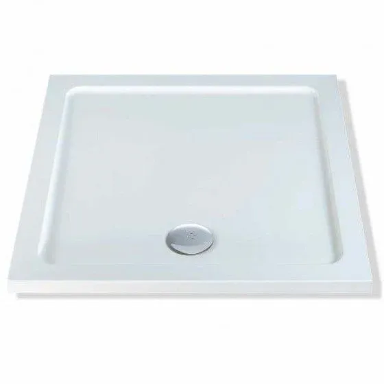Low Profile Shower Tray Stone Resin, Size: 760mm x 760mm