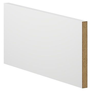 Square White MDF Skirting 4.2m
