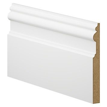 Victorian White MDF Skirting 4.2m