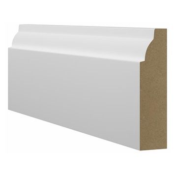 Elmbridge White MDF Skirting 4.2m