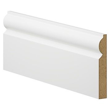 Torus White MDF Architrave 4.2m