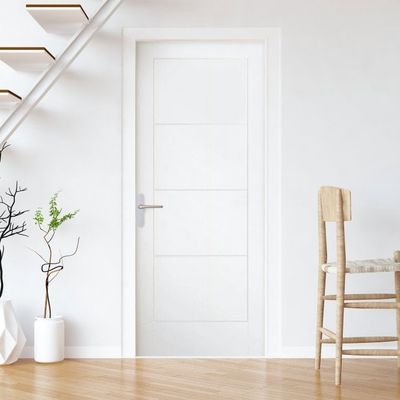 White Primed 4 Panel Ladder Internal Door