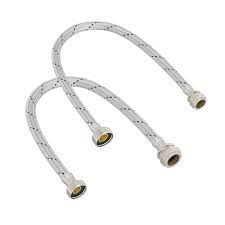 Flexible tap connectors 2 x 3 / 4&quot; x 15mm-500mm (Pack of 5)