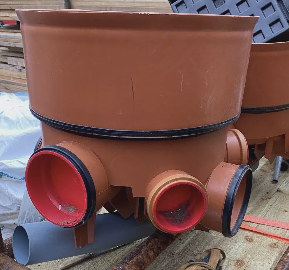 Polysewer Pipe Riser Base 450mm x 110mm