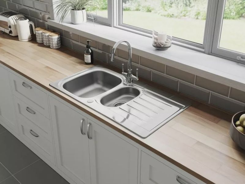 Stainless Steel Kitchen Sink 950 x 508mm