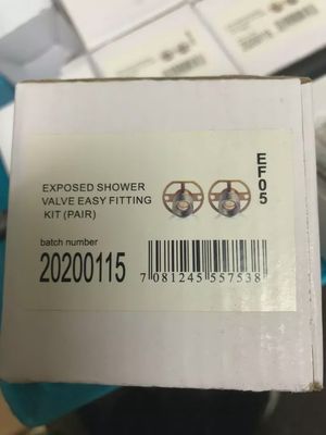 Exposed Thermostatic Shower Bar Valve Easy Fit Shower Fixing Kit Pair EFK (Pack of 2)