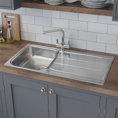 Glendale 1.0 Single Bowl Stainless Steel Kitchen Sink GL9501
