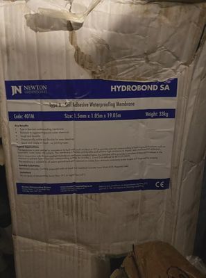 Hydrobond Self-Adhesive Waterproofing Membrane Set
