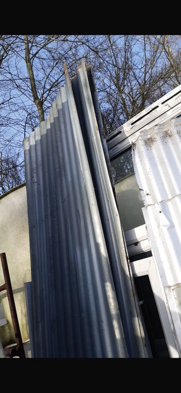 Corrugated Roof Sheets Silver