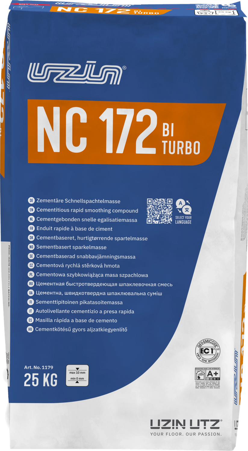 Uzin NC172 Bi Turbo Rapidset Floor Level Compond
