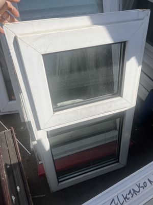 uPVC White Window 50 x 88cm