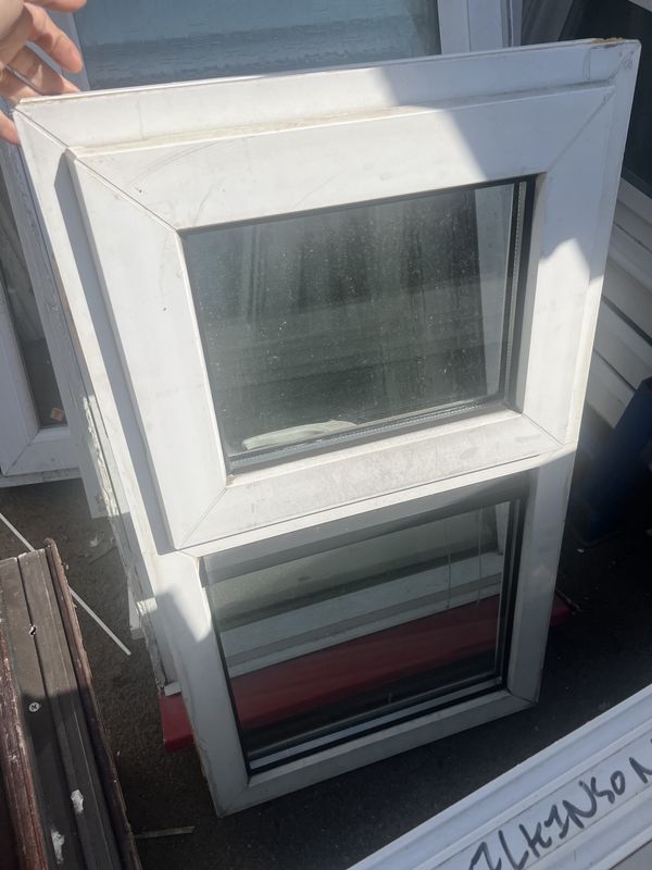 uPVC White Window 50 x 88cm