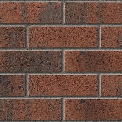 Marshalls Malvern Burnt Mulberry Perforated Bricks (392 Per Pack)