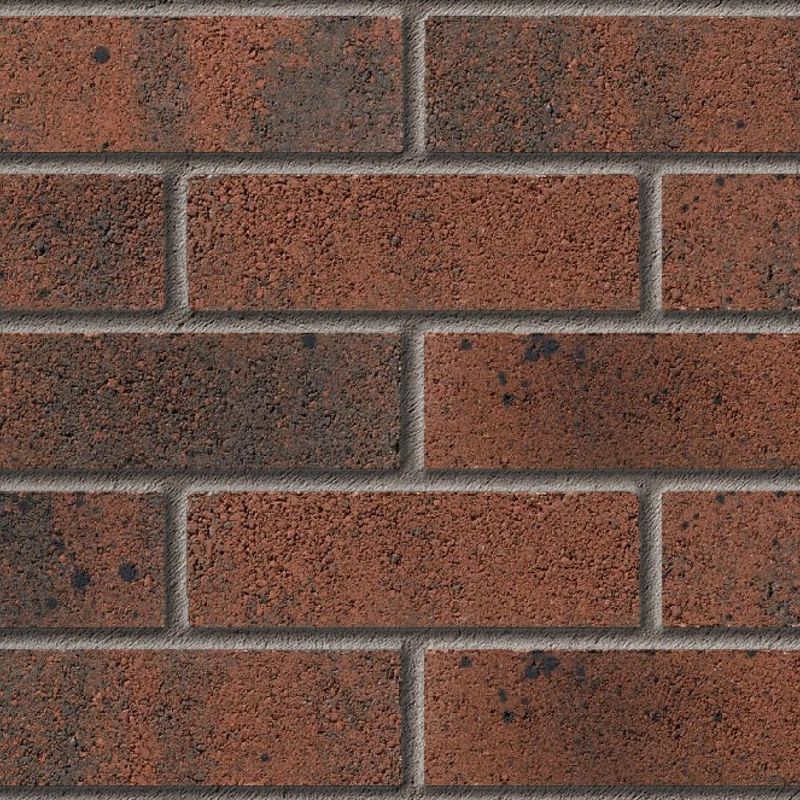 Marshalls Malvern Burnt Mulberry Perforated Bricks (392 Per Pack)