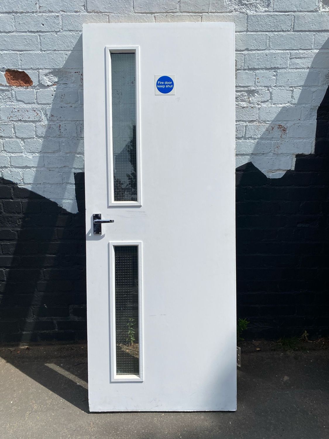 Internal Fire Door with Glass (300 x 1970)
