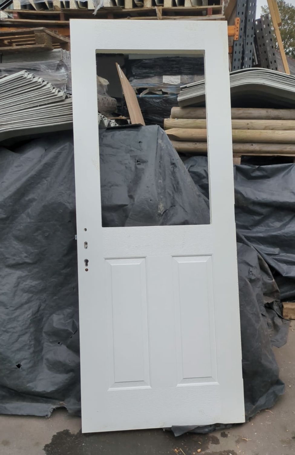White External Door No Frame No Glass  (845 x 2150)
