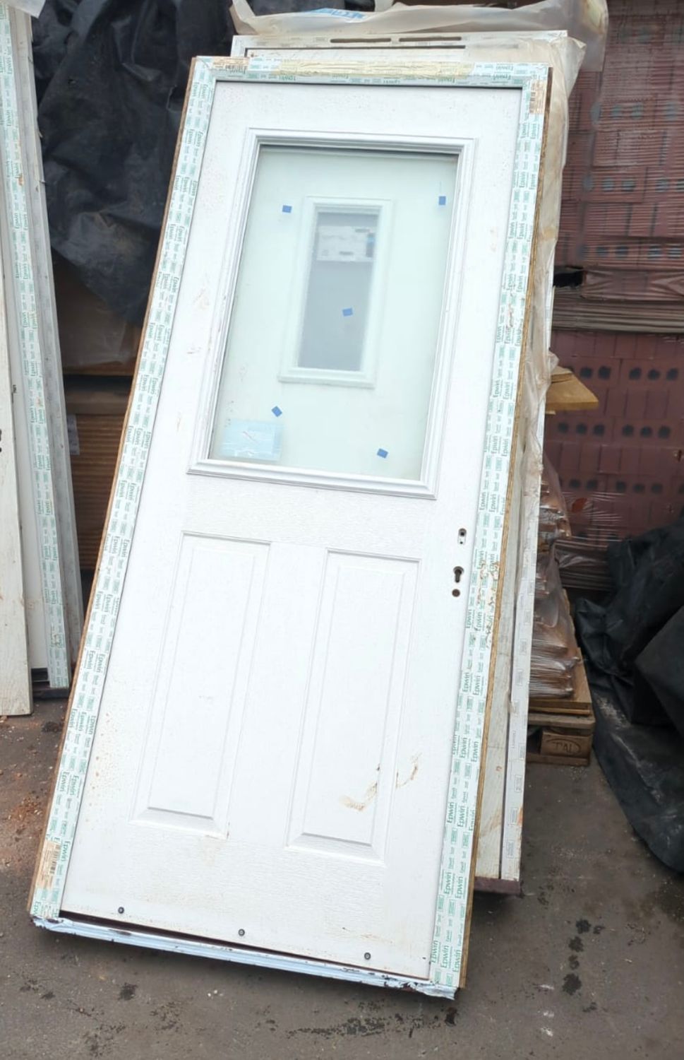 White External Half Panel GRP Glazed (930 x 2235)