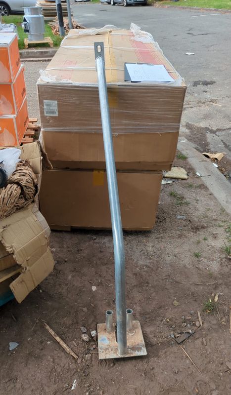 Heras fencing support bars