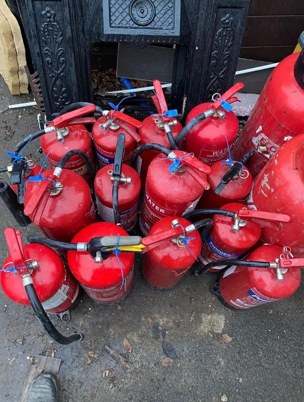 Fire Extinguishers Water, Foam, Powder