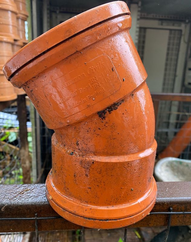 Underground Drainage Bend 15* 30* 45*