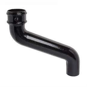 Round 100mm Cast Iron Downpipe Offset 12 Inch 305 Projection