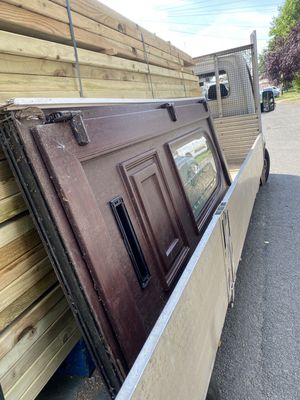 uPVC Brown External Door ()
