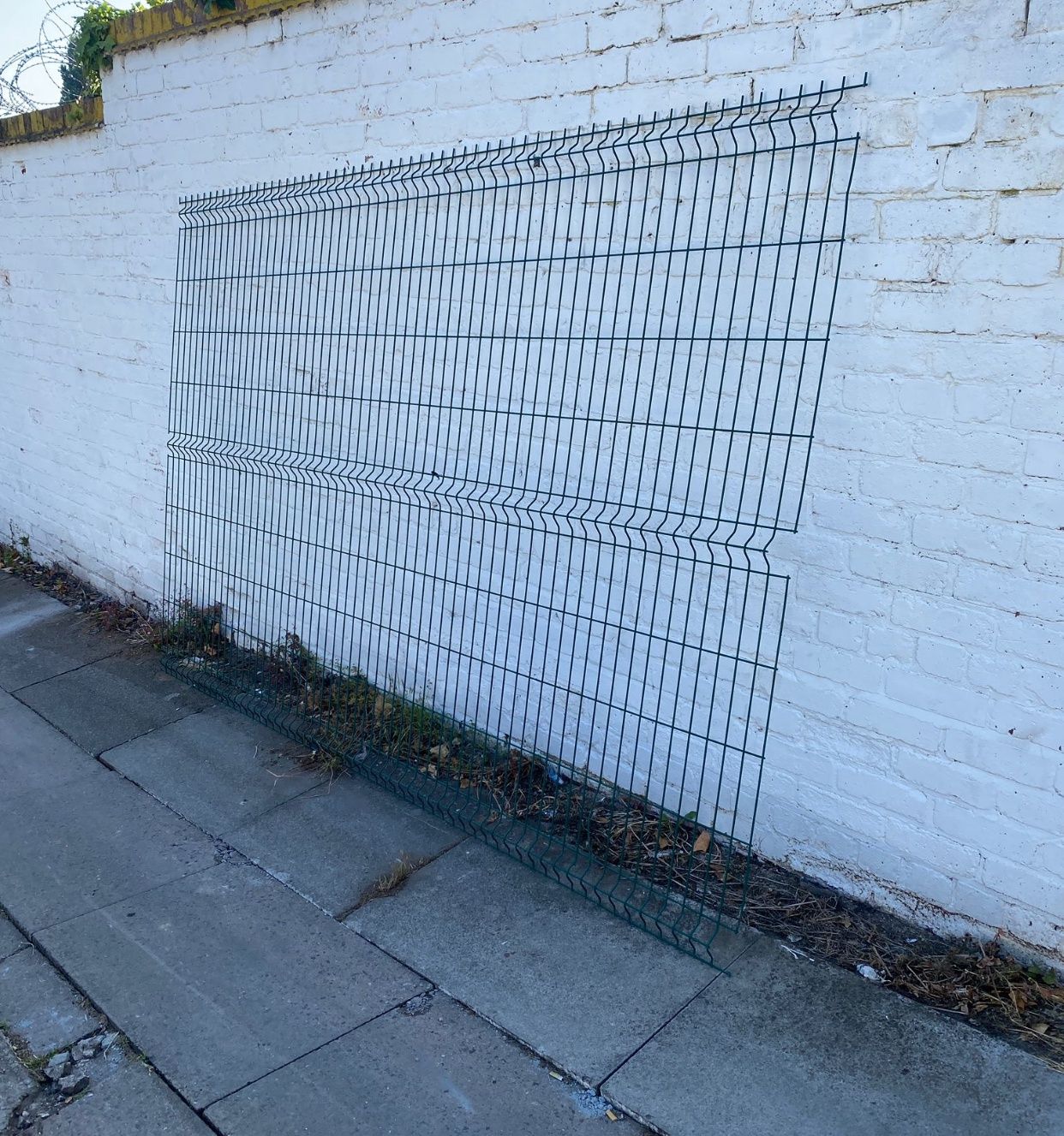 Galvanised Green Mesh Fencing 3m x 1.9 m